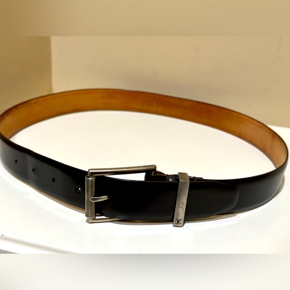 Louis Vuitton LV Brown Leather Belt - Picture 1 of 5